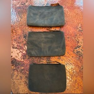 Set of 3 Cosmetics Pouches from Love41–Carbon Black